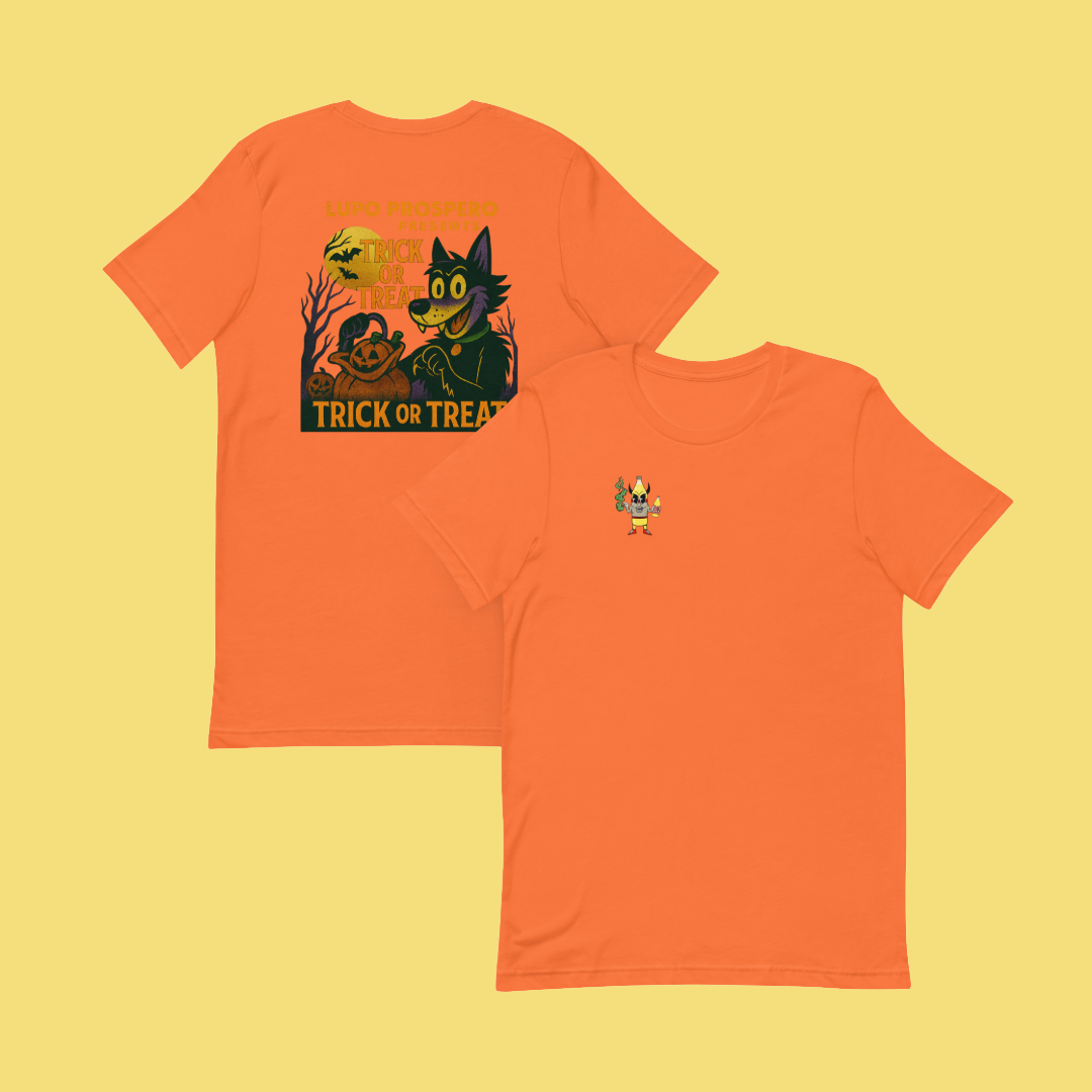 Lupo Prospero Trick Or Treat T-Shirt