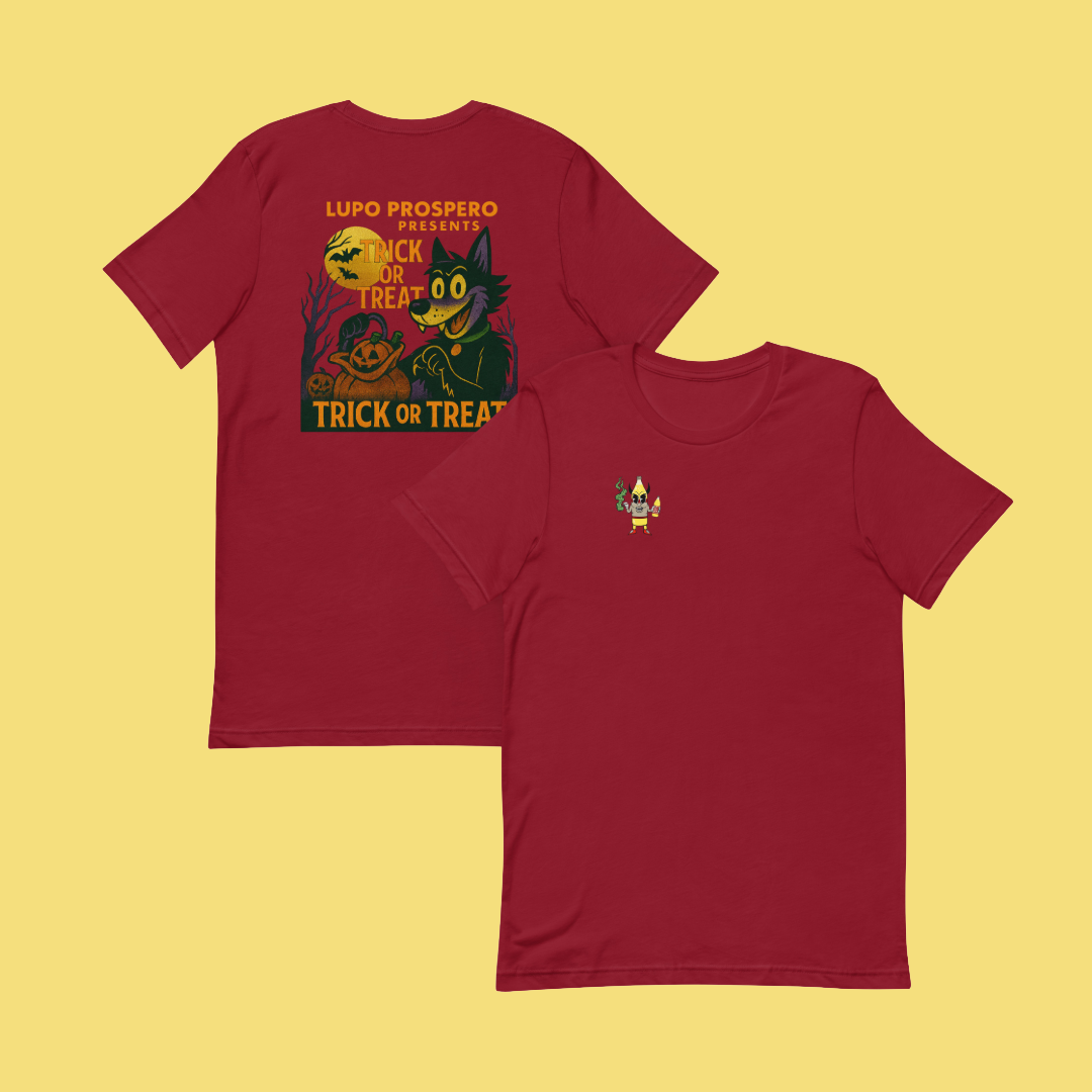 Lupo Prospero Trick Or Treat T-Shirt