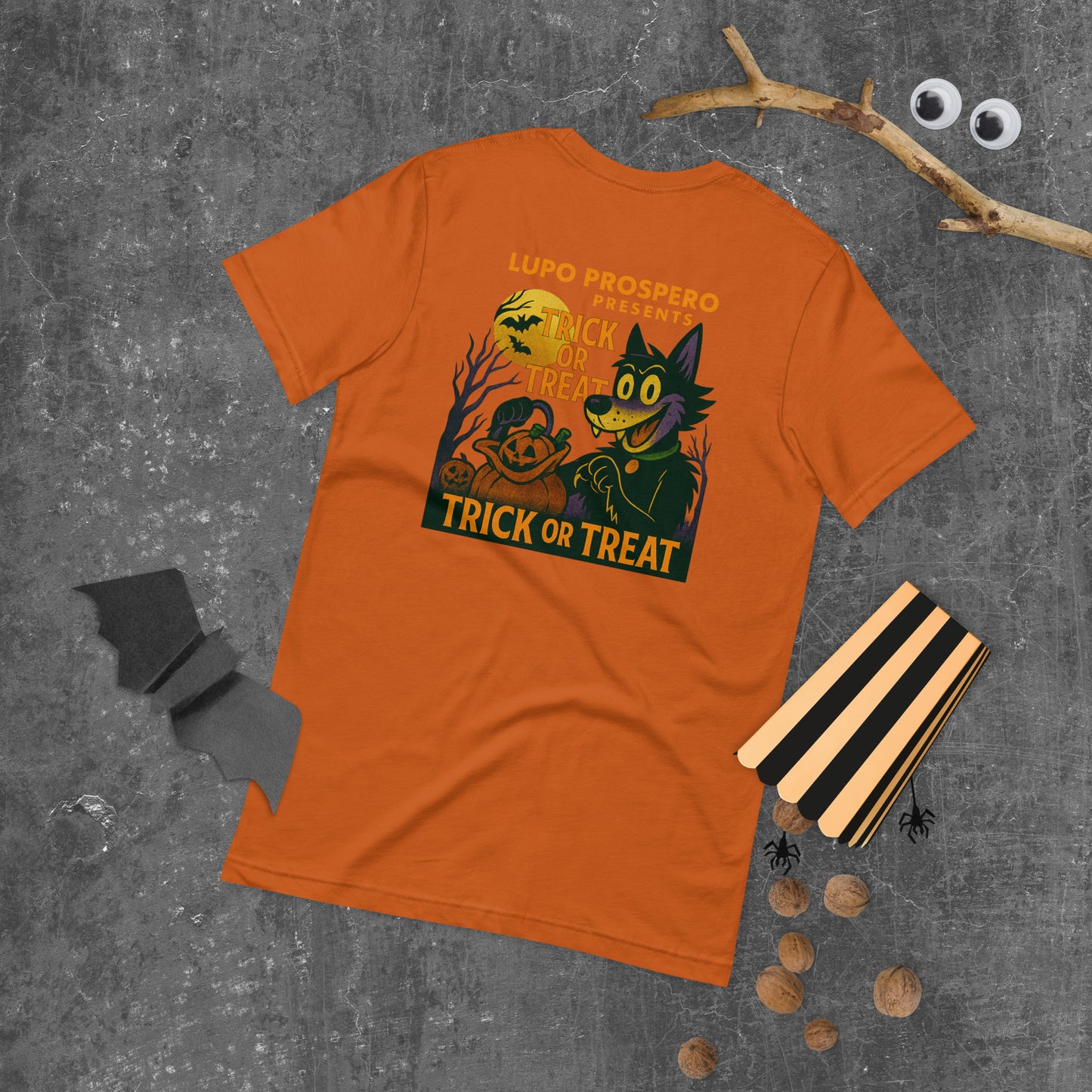 Lupo Prospero Trick Or Treat T-Shirt