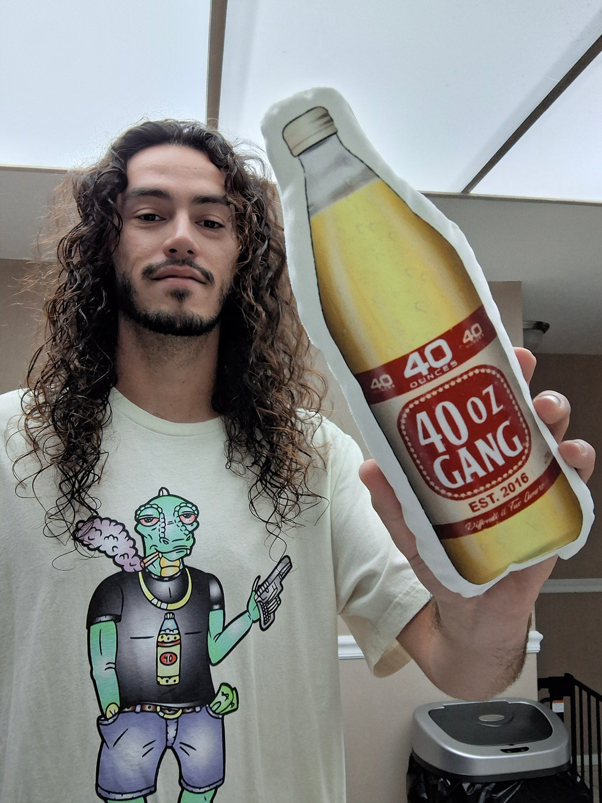 40oz GANG Logo Pillow