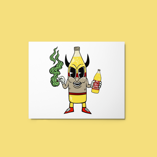 Bottle Demon Wall Art