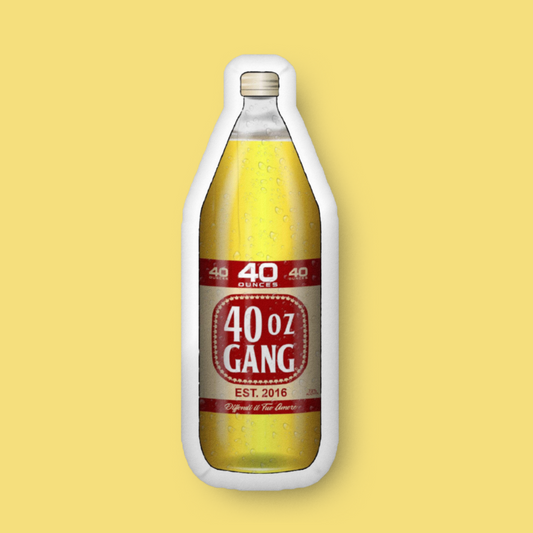 40oz GANG Logo Pillow